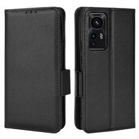 Xiaomi 12/12X Wallet Case met Magnetische Sluiting - Zwart