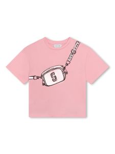 Marc Jacobs Kids t-shirt à imprimé trompe l'œil - Rose