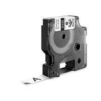 Gelamineerde Tape voor Labelmakers Dymo 18488 Wit Zwart/Wit 12 mm