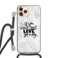 Partner in crime: iPhone 11 Pro Transparant Hoesje met koord