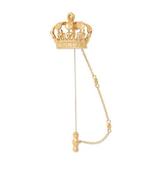 Dolce & Gabbana broche Royal en or jaune et blanc 18ct à diamants
