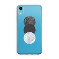 Marmeren cirkels: iPhone XR Transparant Hoesje