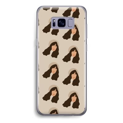 Bonjour mon amour: Samsung Galaxy S8 Transparant Hoesje