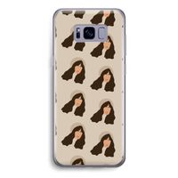 Bonjour mon amour: Samsung Galaxy S8 Transparant Hoesje
