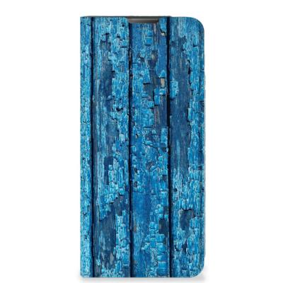 Motorola Moto E20 Book | Wallet Case | Wood Blue