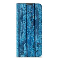 Motorola Moto E20 Book | Wallet Case | Wood Blue
