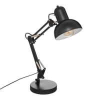 Atmosphera Tafellamp/bureaulampje Design Light Classic - zwart - H56 cm - Bureaulampen