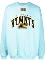 VTMNTS sweat à logo imprimé - Bleu VTMNTS sweat à logo imprimé - Bleu