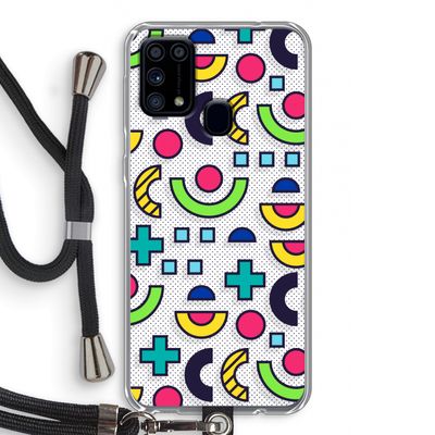 8-bit N°6: Samsung Galaxy M31 Transparant Hoesje met koord