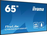 iiyama ProLite Digitale signage flatscreen 163,8 cm (64.5") LCD Wifi 500 cd/m² 4K Ultra HD Zwart Type processor Android 11 24/7 - thumbnail