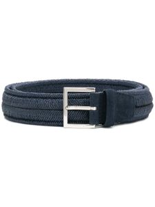 Orciani ceinture à design texturé - Bleu