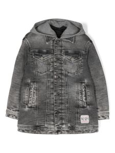 Nº21 Kids veste en jean à capuche - Gris