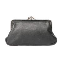 Leather Design Beugel Beursje Zwart Leather Design Beugel Beursje Zwart