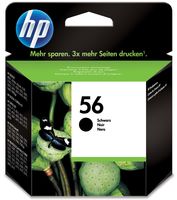 HP inktcartridge 56, 520 pagina&apos;s, OEM C6656AE, zwart