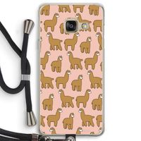Alpacas: Samsung Galaxy A3 (2016) Transparant Hoesje met koord Alpacas: Samsung Galaxy A3 (2016) Transparant Hoesje met koord