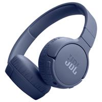 JBL Tune 670 NC On Ear koptelefoon Draadloos, Bluetooth Blauw Noise Cancelling Vouwbaar, Afstandsbediening