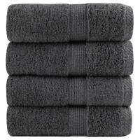 VidaXL Gastendoekjes solund 4 st 600 g/m² 30x50 cm antracietkleur
