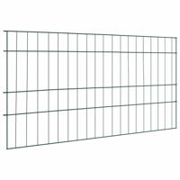 VidaXL Vijverhekken set 5 pcs groen 100 x 50 cm staal