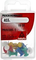 Prikbordnagels ass. 15st - Deltafix