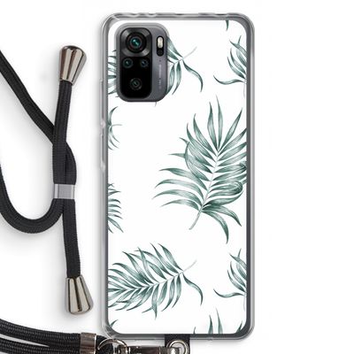 Simple leaves: Xiaomi Redmi Note 10 Pro Transparant Hoesje met koord