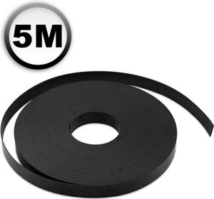 Magneetband 5mx10mmx1mm niet-zelfklevend zwart