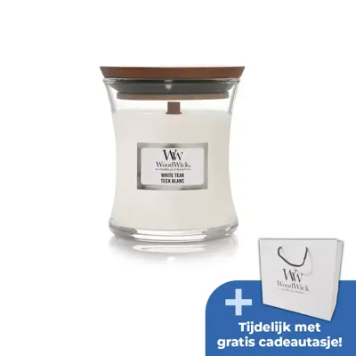 WW White Teak Mini Candle