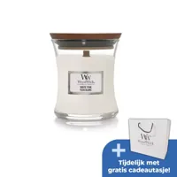WW White Teak Mini Candle