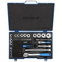 Gedore 19 V20U-20 1550691 Dopsleutelset Metrisch 1/4 (6.3 mm), 1/2 (12.5 mm) - thumbnail