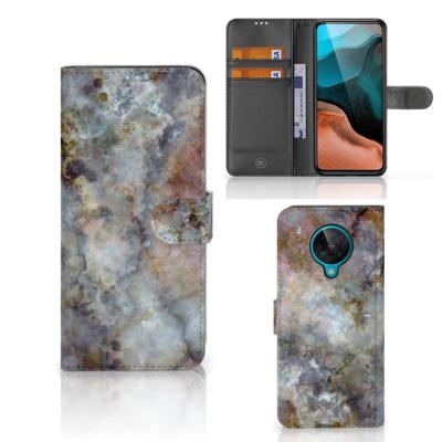 Xiaomi Poco F2 Pro | Bookcase | Marmer Grijs