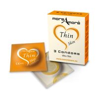 MoreAmore - Condoom Thin Skin 3 St. MoreAmore - Condoom Thin Skin 3 St.