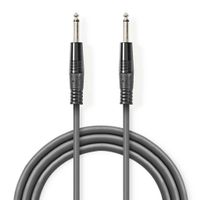 Nedis COTH23020GY50 Gebalanceerde Audiokabel 6,35 Mm Male - 6,35 Mm Male 5,0 M Grijs - thumbnail