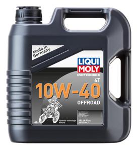 Motorolie, Versnellingsbakolie LIQUI MOLY, Viscositeitsindeling volgens SAE: 10W-40, 4.0, L, u.a. für BMW, Honda, Ducati, KTM, Kawasaki, Yamaha, Cagiv