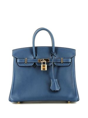 Hermès Pre-Owned sac à main Birkin 25 pre-owned (2020) - Bleu