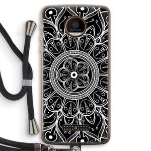 Roses Are Red: Motorola Moto Z Force Transparant Hoesje met koord
