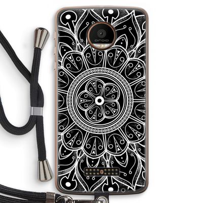 Roses Are Red: Motorola Moto Z Force Transparant Hoesje met koord