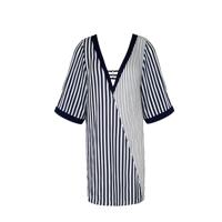 Lise Charmel Beachwear Rayure en Ligne Tuniek blauw wit ASB4485 Lise Charmel Beachwear Rayure en Ligne Tuniek blauw wit ASB4485