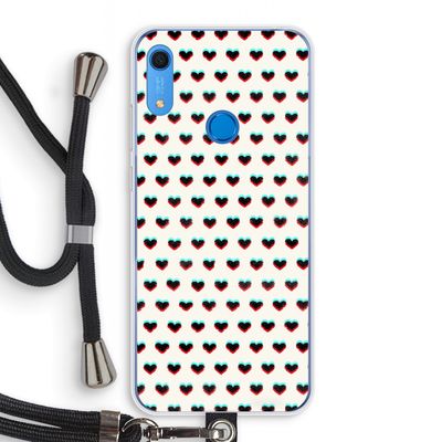 Hartjes: Huawei Y6s Transparant Hoesje met koord