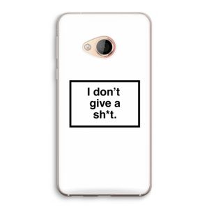 Don't give a shit: HTC U Play Transparant Hoesje