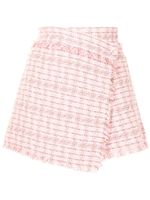 MSGM jupe-short en tweed - Rose