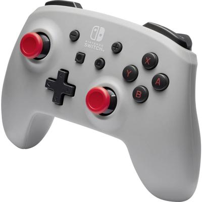 Power A Retro Grey Controller Nintendo Switch, Nintendo Switch Lite, Nintendo Switch OLED Grijs