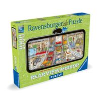 Ravensburger Puzzel Achteruitkijkspiegel Verkeerschaos 1000 Stukjes - thumbnail