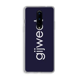 Gijweet: OnePlus 8 Transparant Hoesje