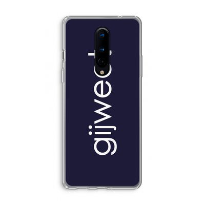 Gijweet: OnePlus 8 Transparant Hoesje