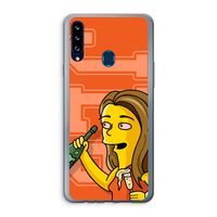Jamie Lee Simpson: Samsung Galaxy A20s Transparant Hoesje