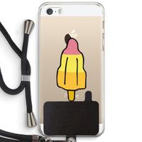 Raketijsje: iPhone 5 / 5S / SE Transparant Hoesje met koord