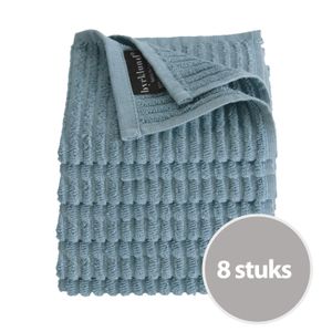 Byrklund Vaatdoek Clean Up Blauw 30 x 30 cm - 8 stuks