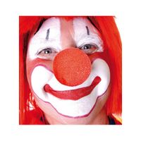 100x stuks rode clowns neus/neuzen foam - thumbnail