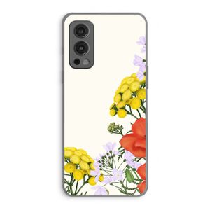 Wilde bloemen: OnePlus Nord 2 5G Transparant Hoesje