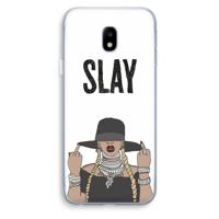 Slay All Day: Samsung Galaxy J3 (2017) Transparant Hoesje
