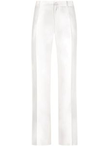 Dolce & Gabbana pantalon de costume à coupe droite - Blanc